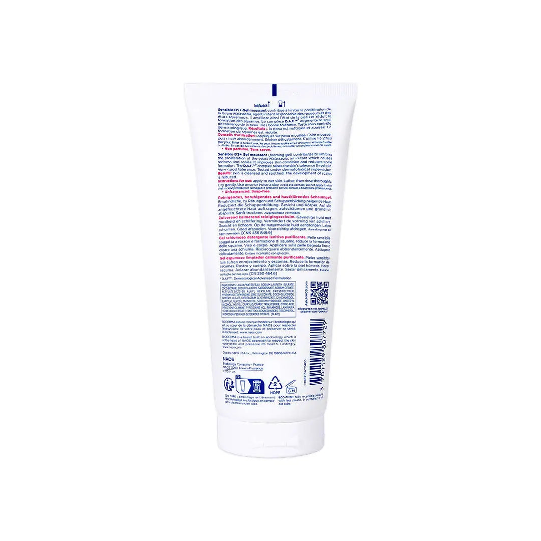 51385-Bioderma Sensibio DS+ Gel Moussant Foaming Gel 200ml +2