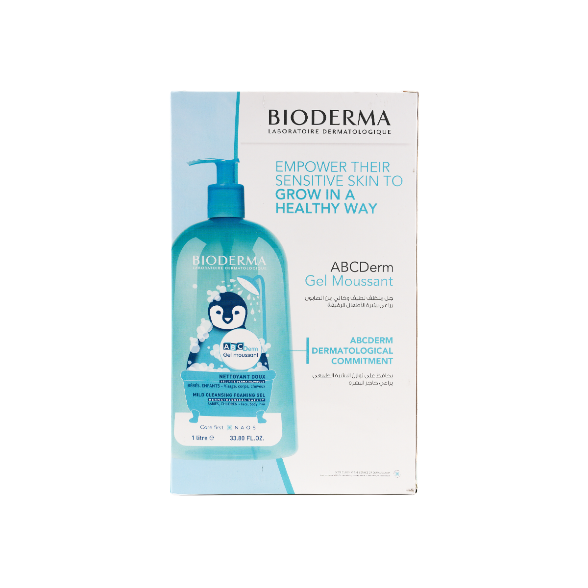 Bioderma Abc Derm Gel Moussant 1 Litre + 200ml Offer