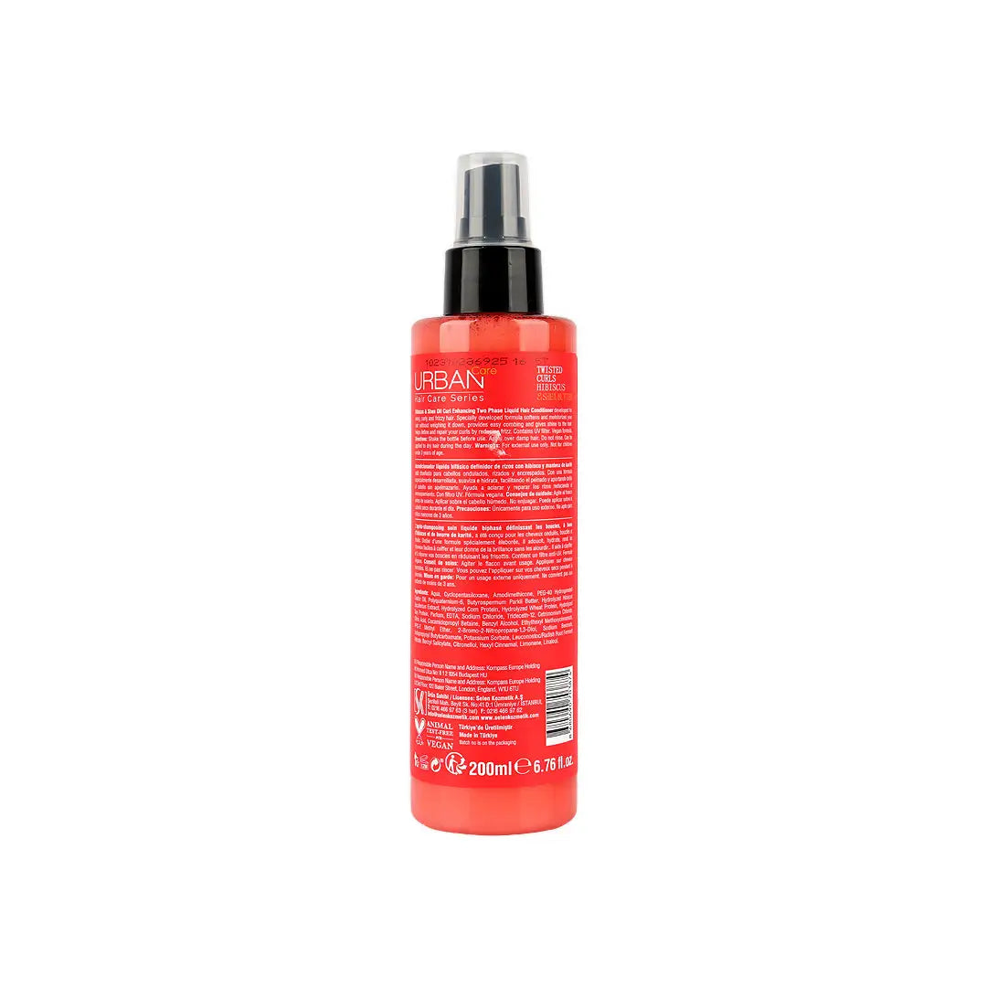 51394-Urban Twisted Curls Hibiscus &amp; Shea Leave-in Hair Cond 200ml +1