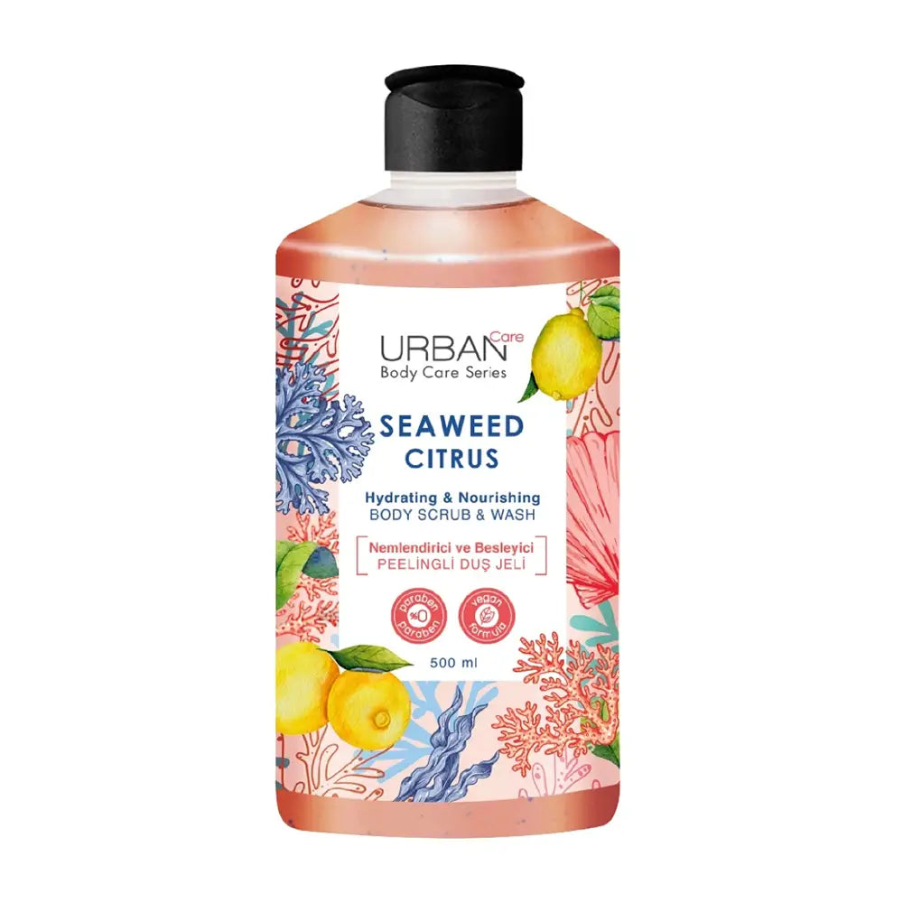 51399-Urban Care Body Scrub & Wash 500ml-Seaweed Citrus