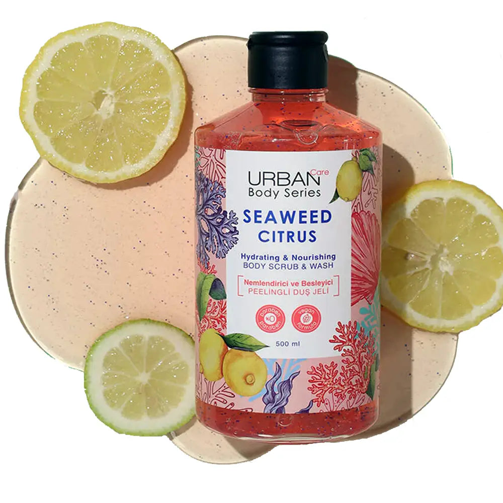 51399-Urban Care Body Scrub & Wash 500ml-Seaweed Citrus +1