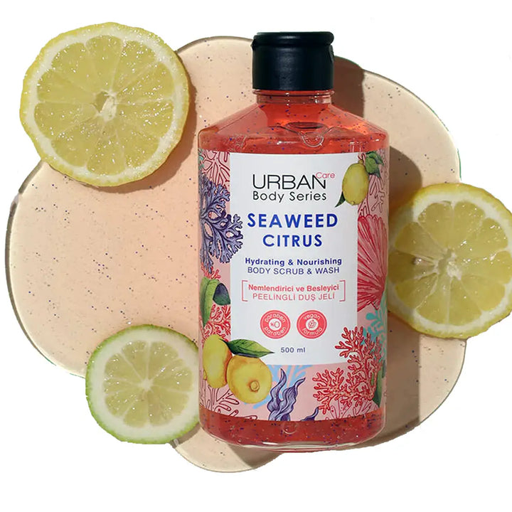 51399-Urban Care Body Scrub &amp; Wash 500ml-Seaweed Citrus +1