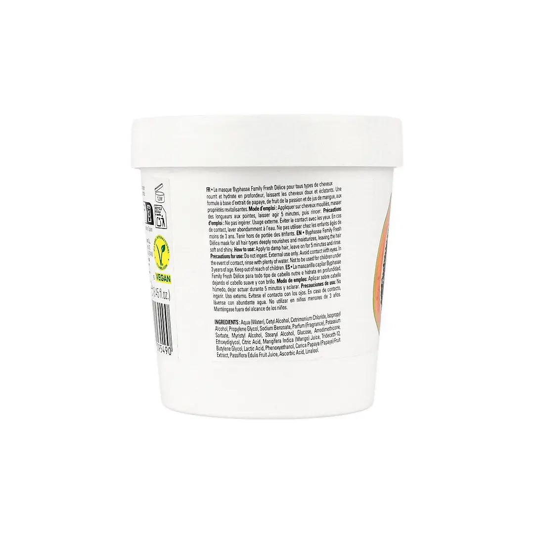Byphasse Family Fresh Delice Hair Mask 250ml - Papaye 5490