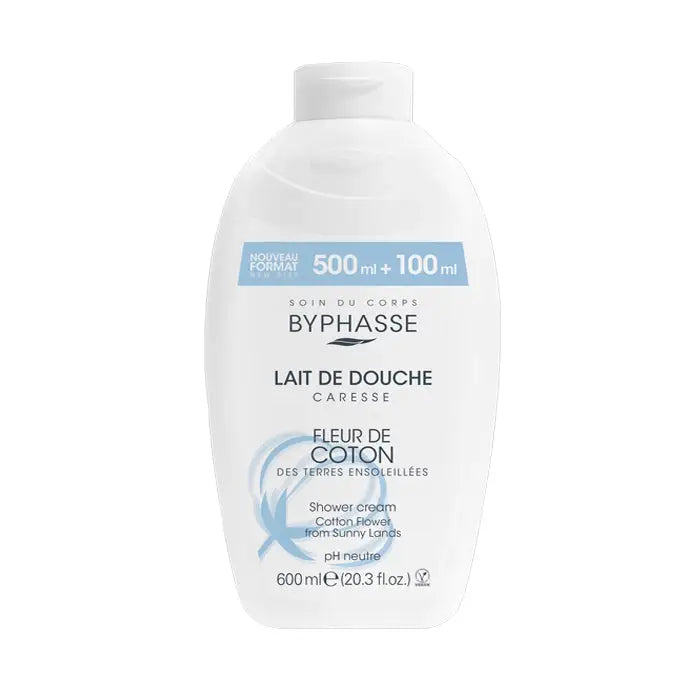 Byphasse Shower Cream 600ml - Cotton Flower 5704