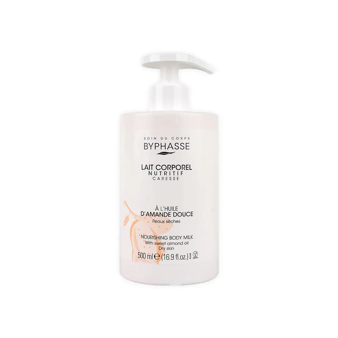 51432-Byphasse Nourishing Body Milk 500ml- Sweet Almond Oil