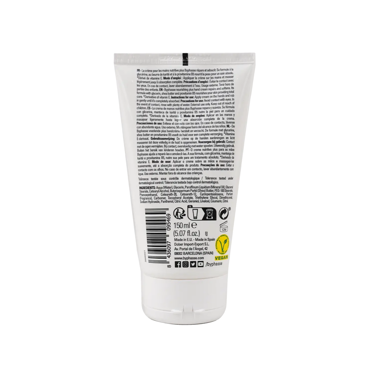 51436-Byphasse Nourishing Plus Hand Cream 150ml +1