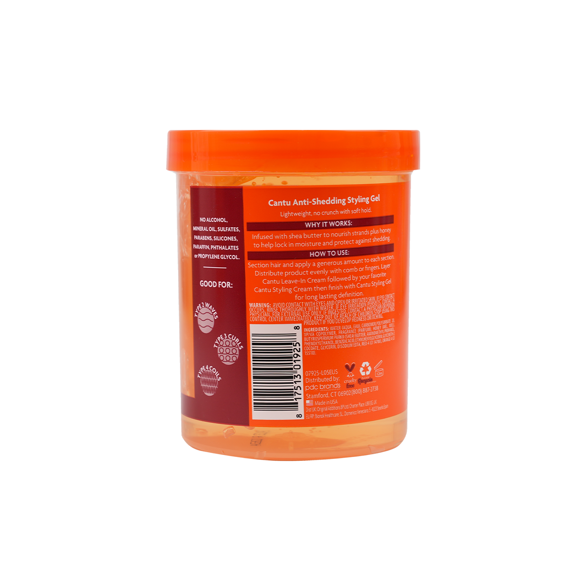 Cantu Flexible Hold Anti-Shedding Styling Gel 524G