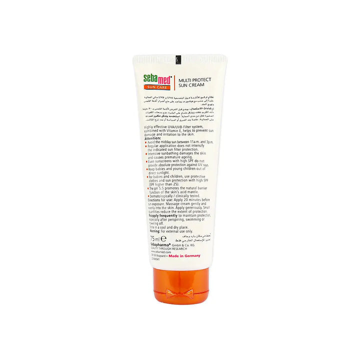 51449-Sebamed Multi Protect Sun Cream SPF30+ 75ml +3