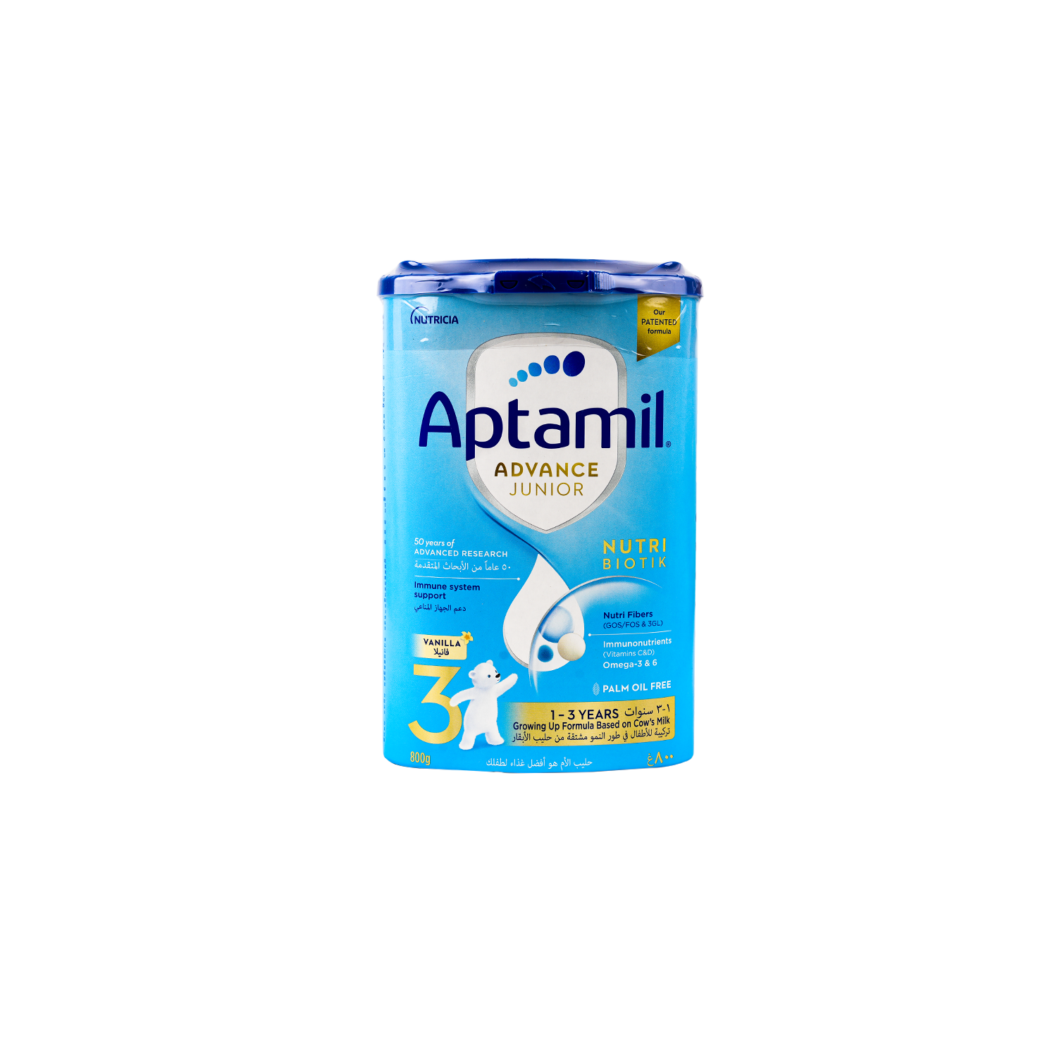 Aptamil Advance Junior Nutri Biotik No.3 Milk 800gm-Vanilla