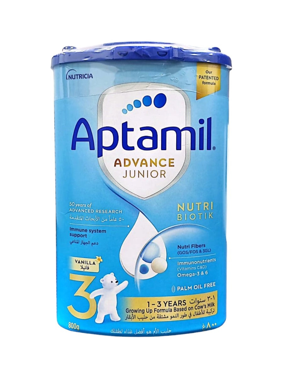 Aptamil Advance Junior Nutri Biotik No.3 Milk 800gm-Vanilla