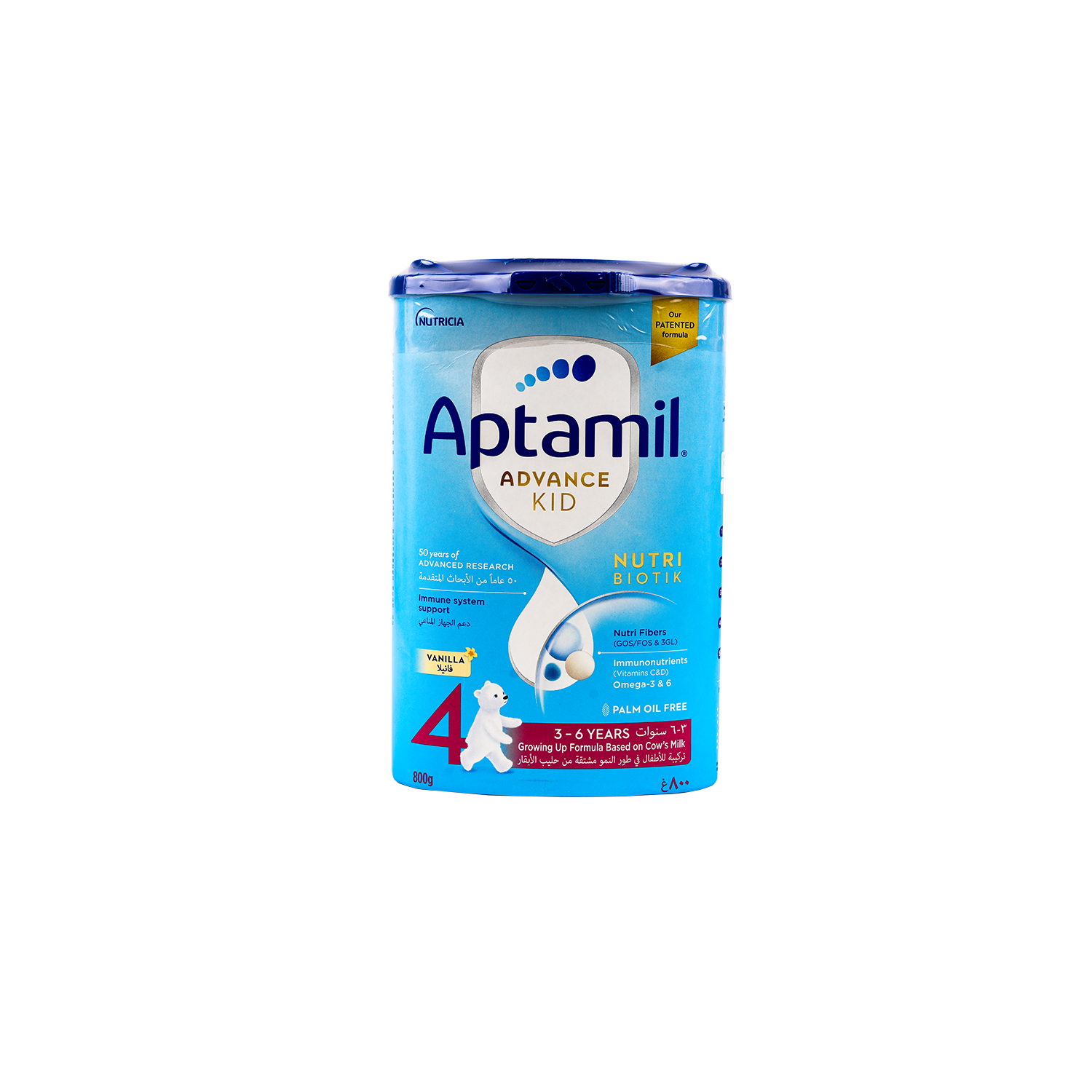 Aptamil Advance Kid Nutri Biotik No.4 Milk 800gm-Vanilla