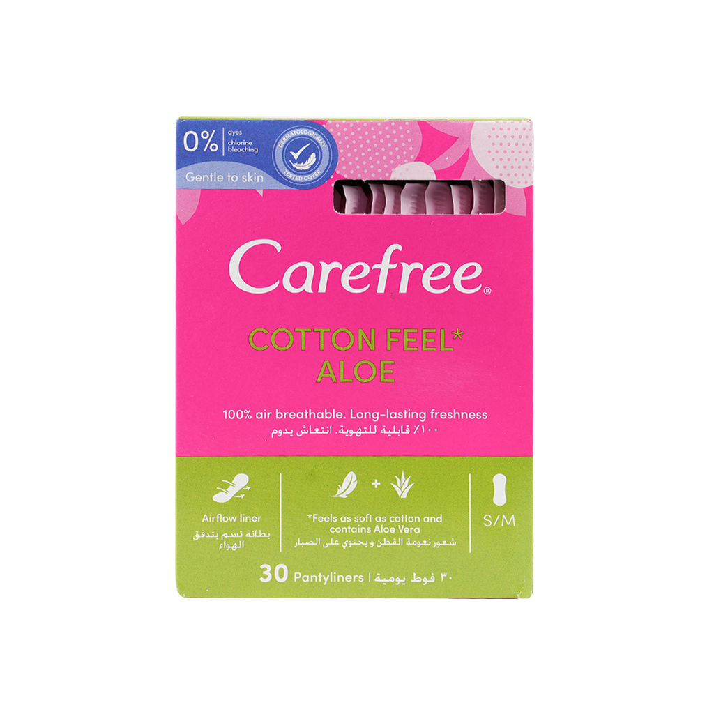 Carefree Cotton Feel Aloe 30pads