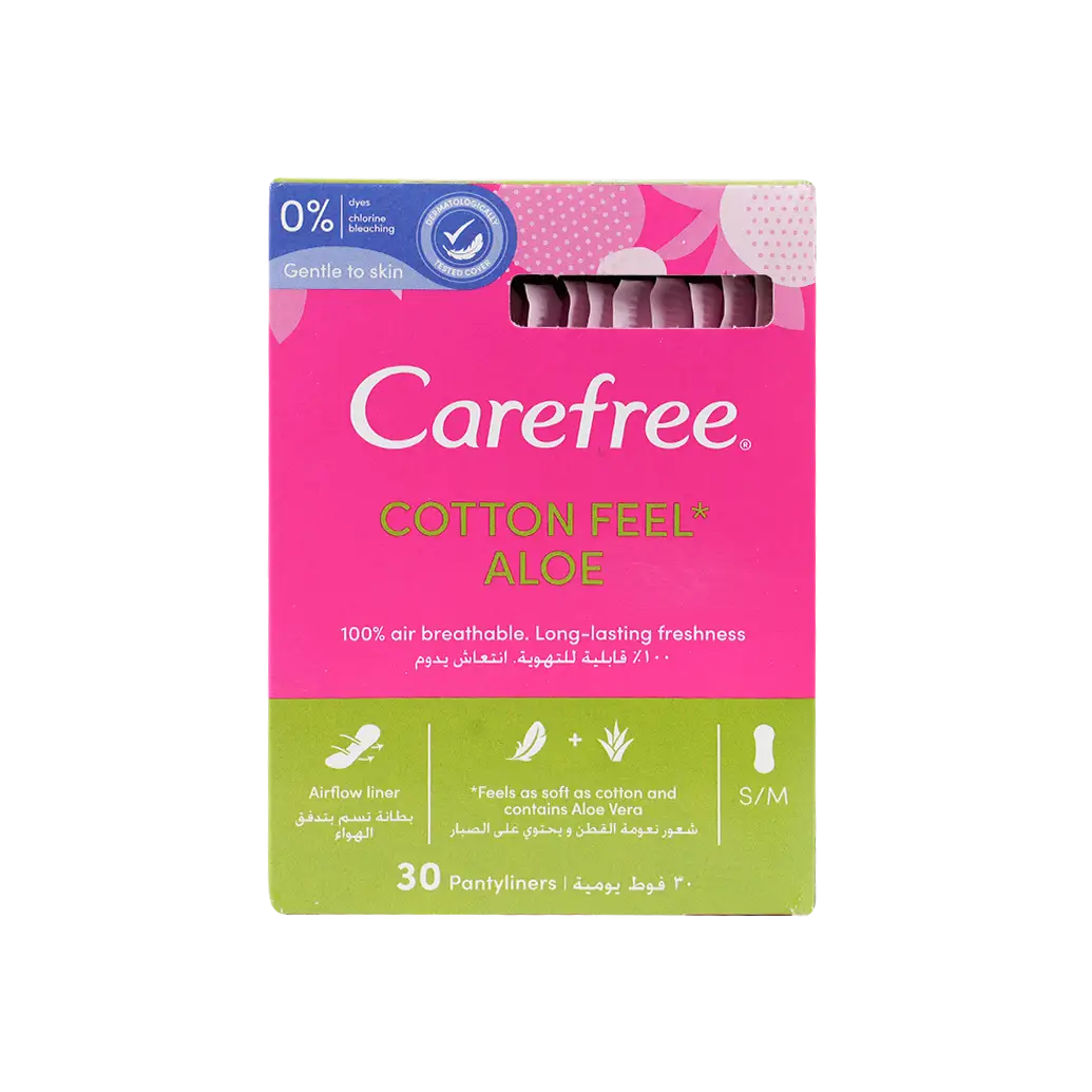 51483-Carefree Cotton Feel 30Pcs-Aloe
