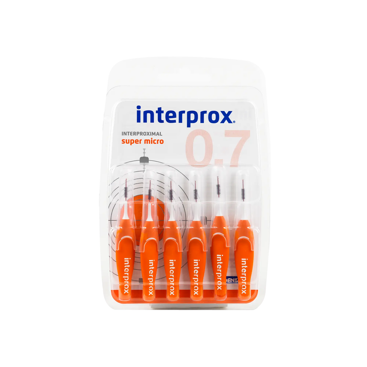 51486-Dentaid Interprox Brush Orange 0.7m Super Micro