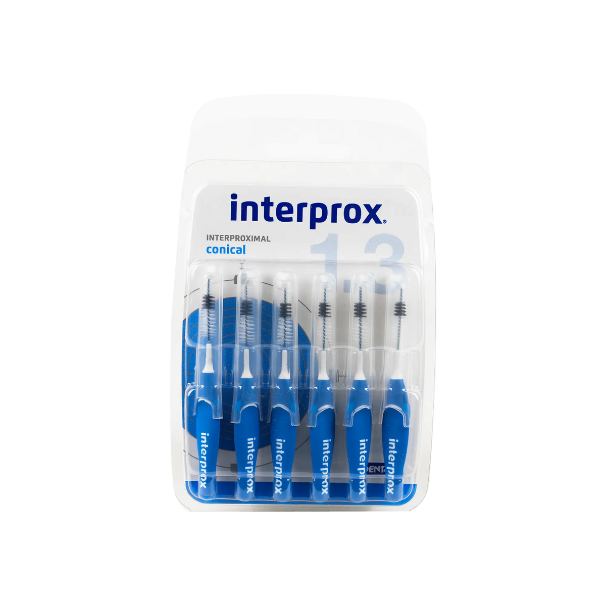 51489-Dentaid Interprox Brush Blue 1.3m Conical