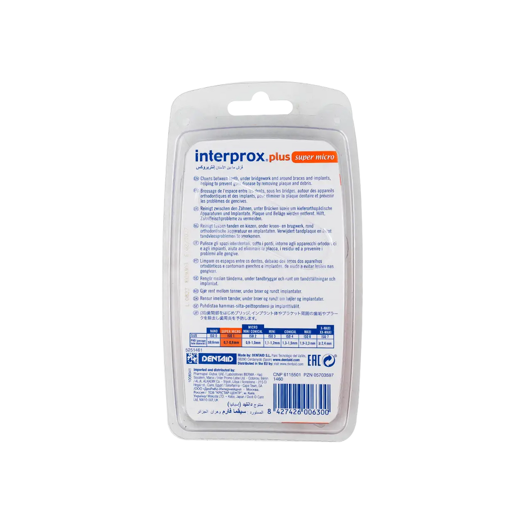 51491-Dentaid Interprox Plus Orange 0.7m Super Micro +1