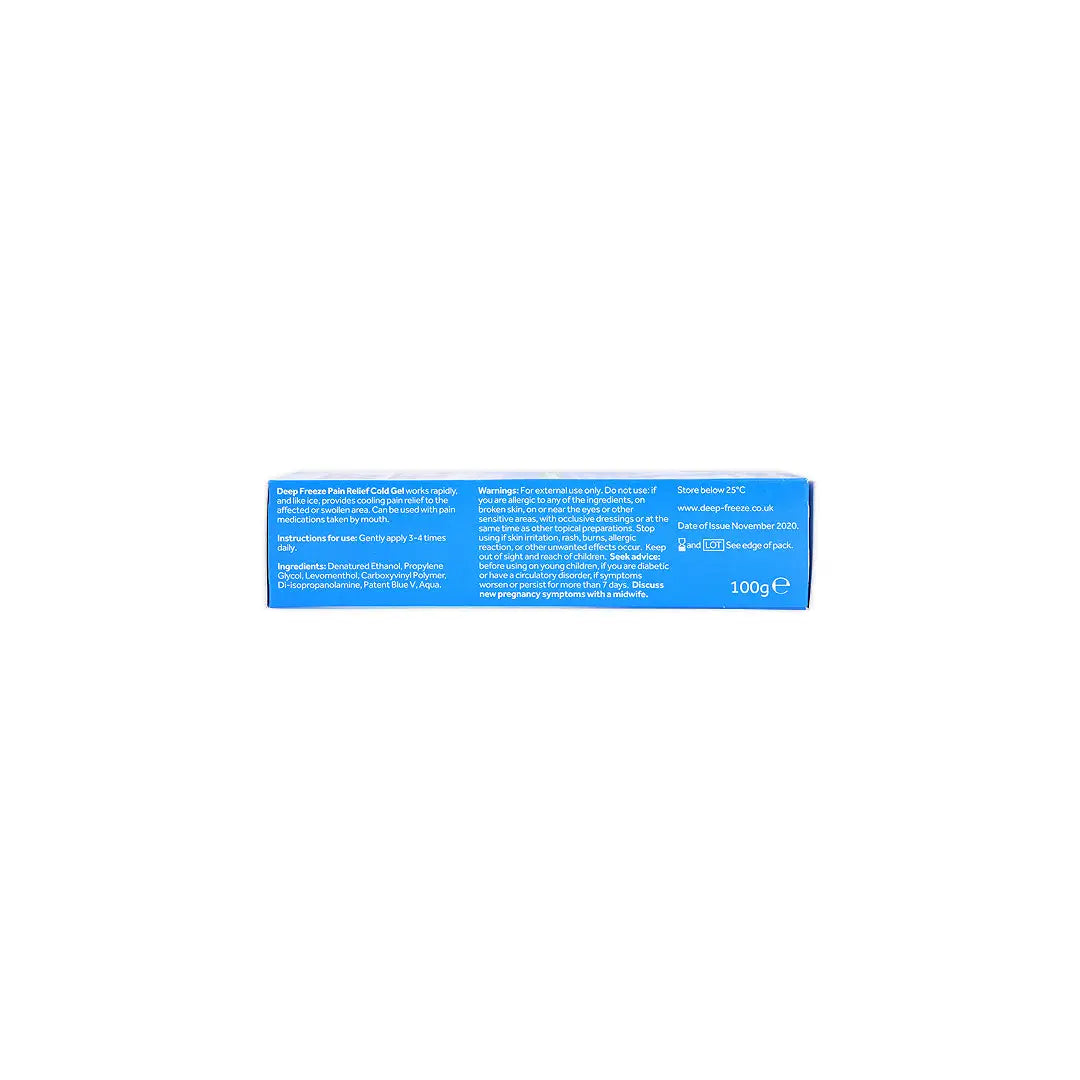 Deep Freeze Pain Relief Cold Gel 100g