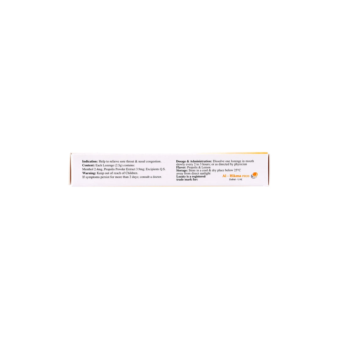51508-Lozaty Sugar Free 16 Lozenges - Propolis Flavor +2