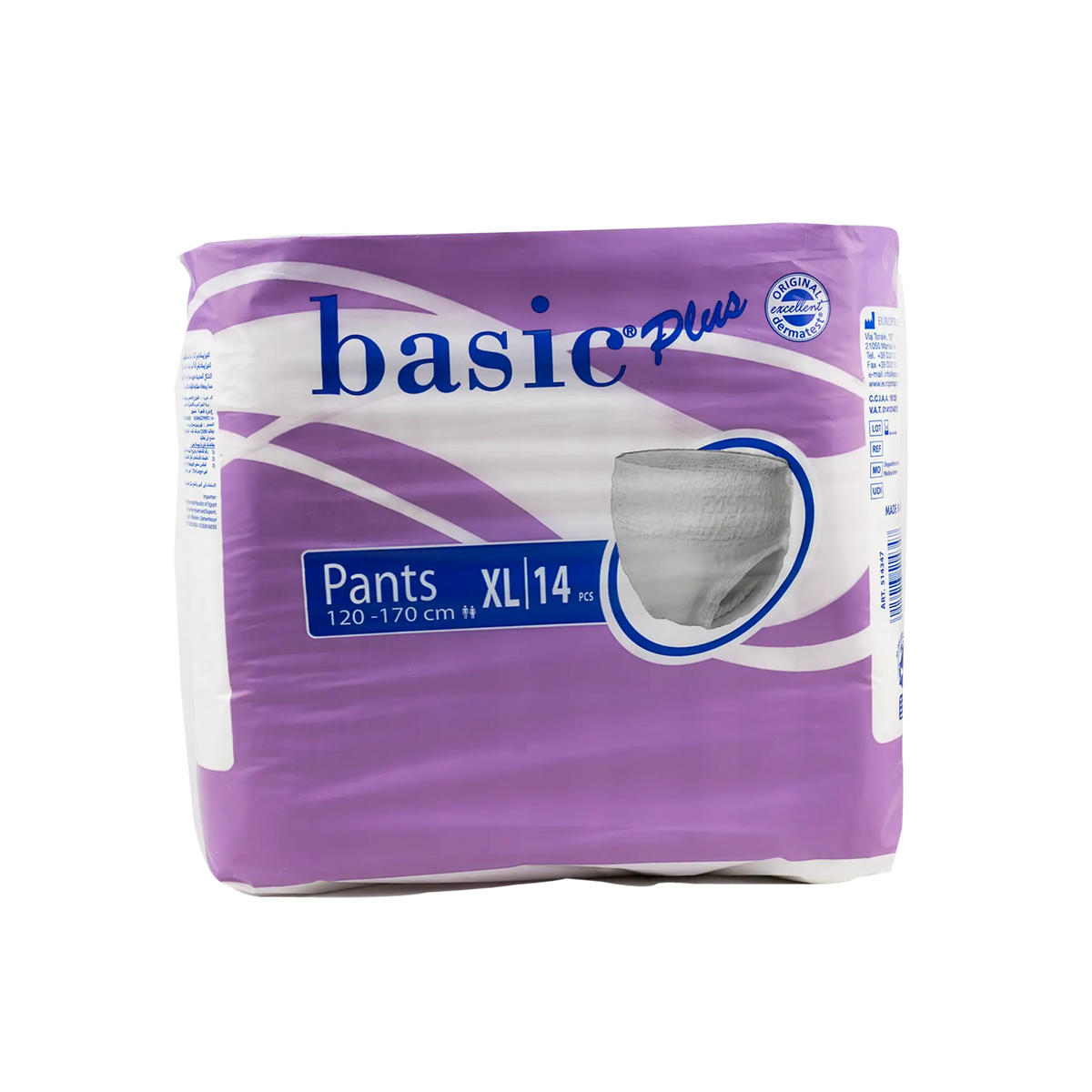 51515-Basic Plus Pants 14pcs - Xl