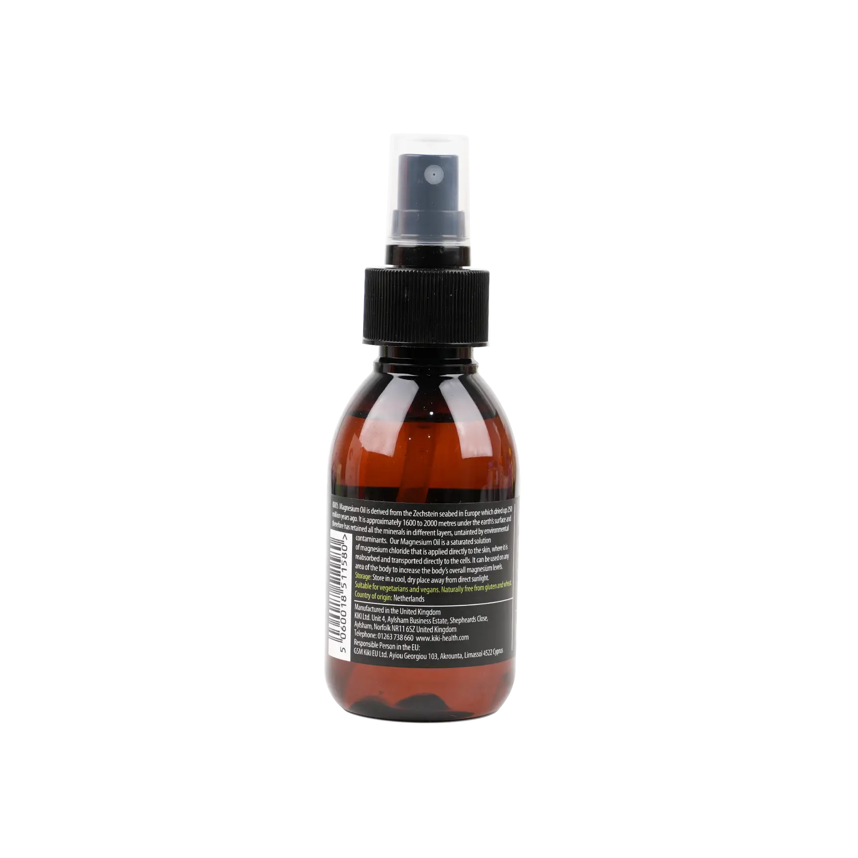 Kiki Health Magnesium Oil Spray 125ml