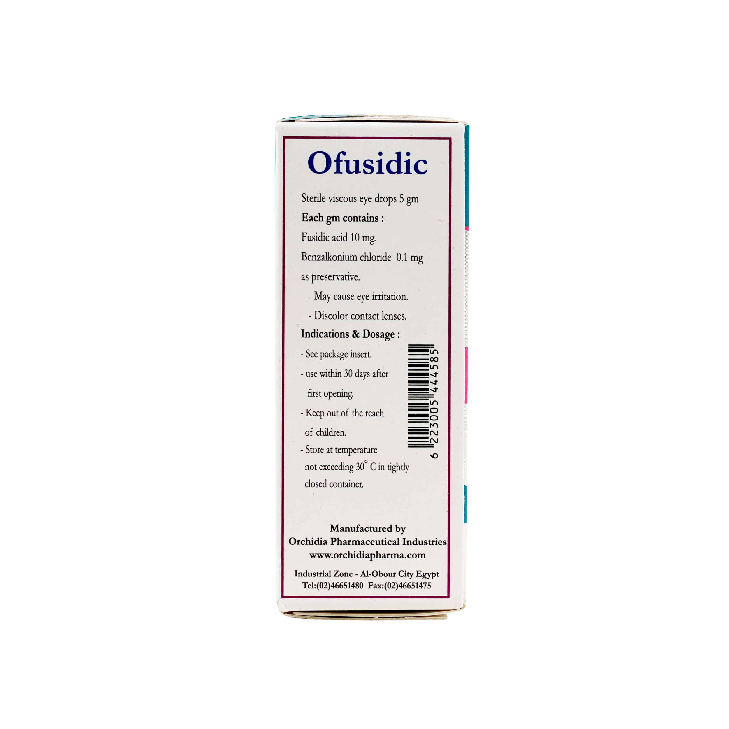 Ofusidic Antibiotic Eye Drop 5gm