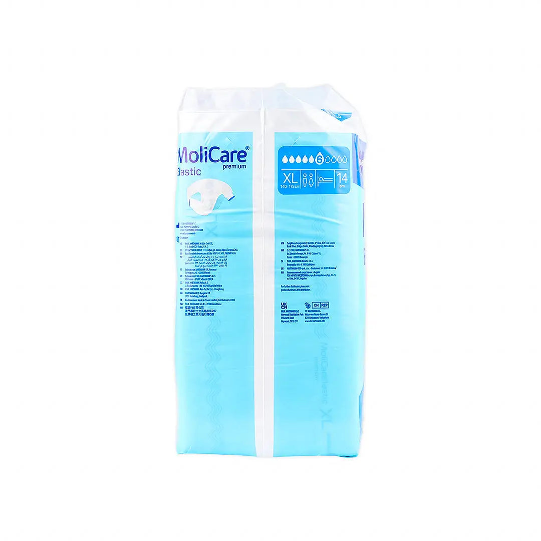 51539-Hartmann Molicare Premium Elastic 14pcs - XL +1