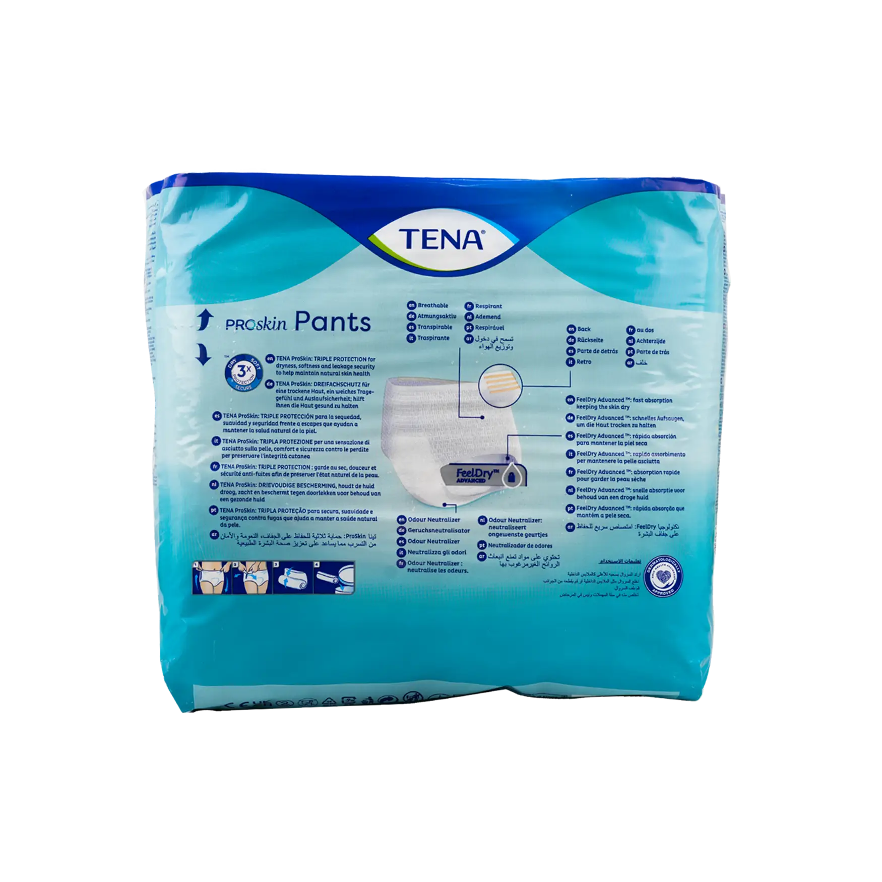 Tena Proskin Pants Normal XL 120-160cm 15Pcs
