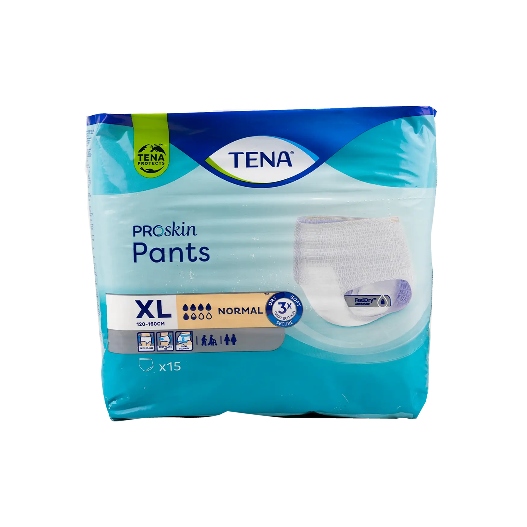 Tena Proskin Pants Normal XL 120-160cm 15Pcs