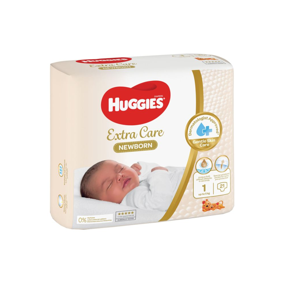 Huggies Extra Care New Born  No.1 - 21pcs