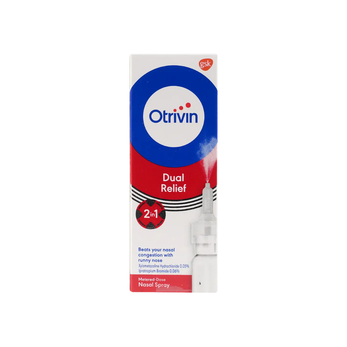 51554-Otrivin Dual Relief 2in1 Nasal Spray 10ml