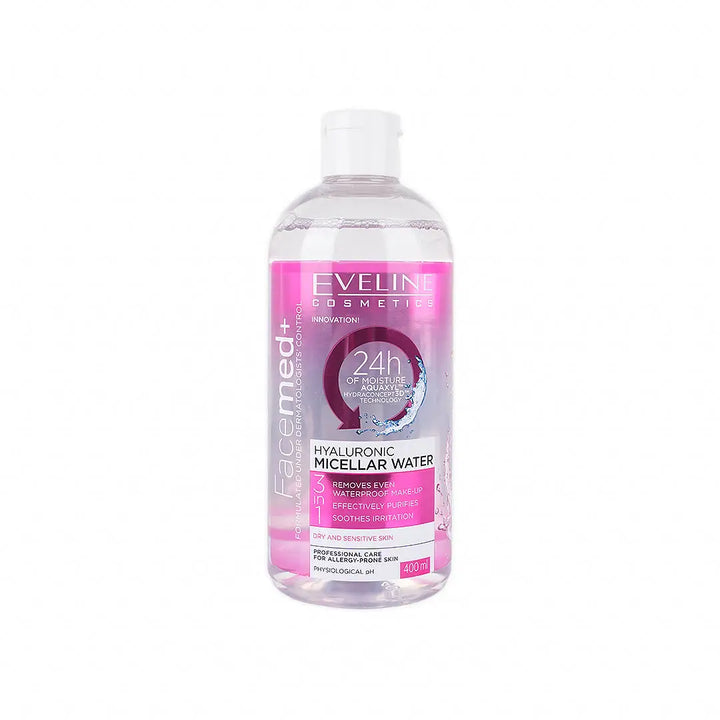 51557-Eveline Hyaluronic MIcellar Water  3in1 400ml