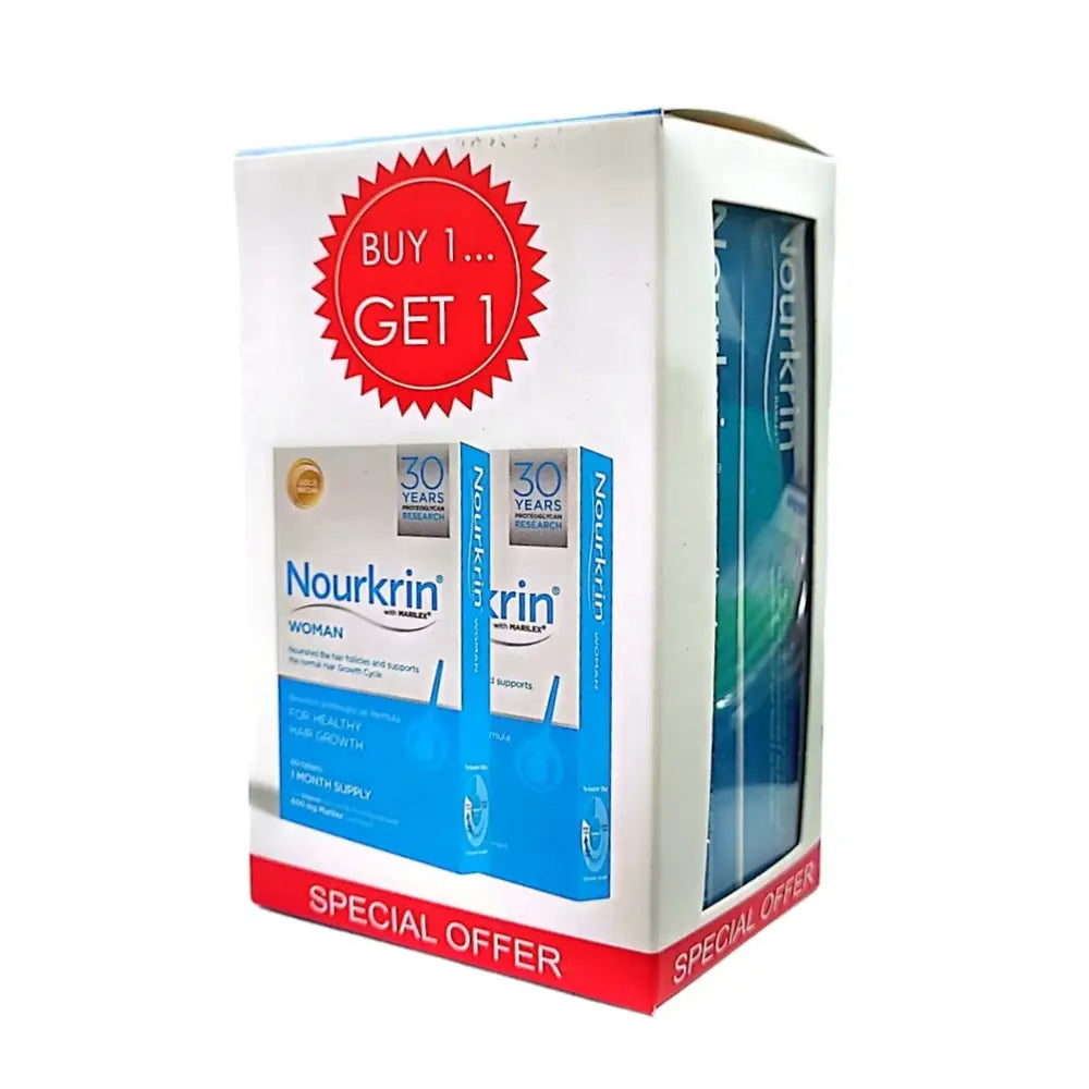 Nourkrin Woman Hair Growth 60 Tablets 1+1 - Offer