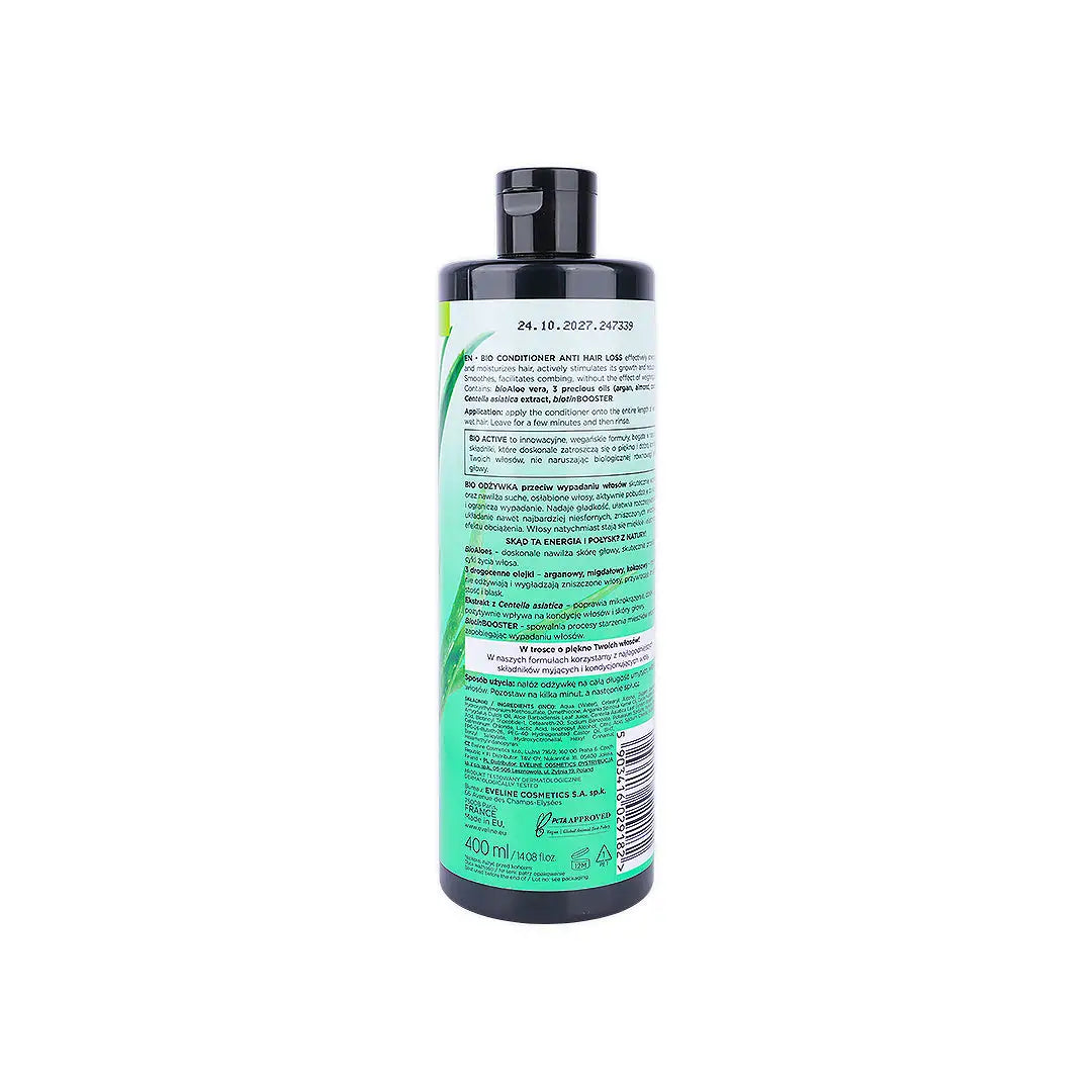 51561-Eveline Bio Organic Anti Hair Loss Conditioner 400ml +2