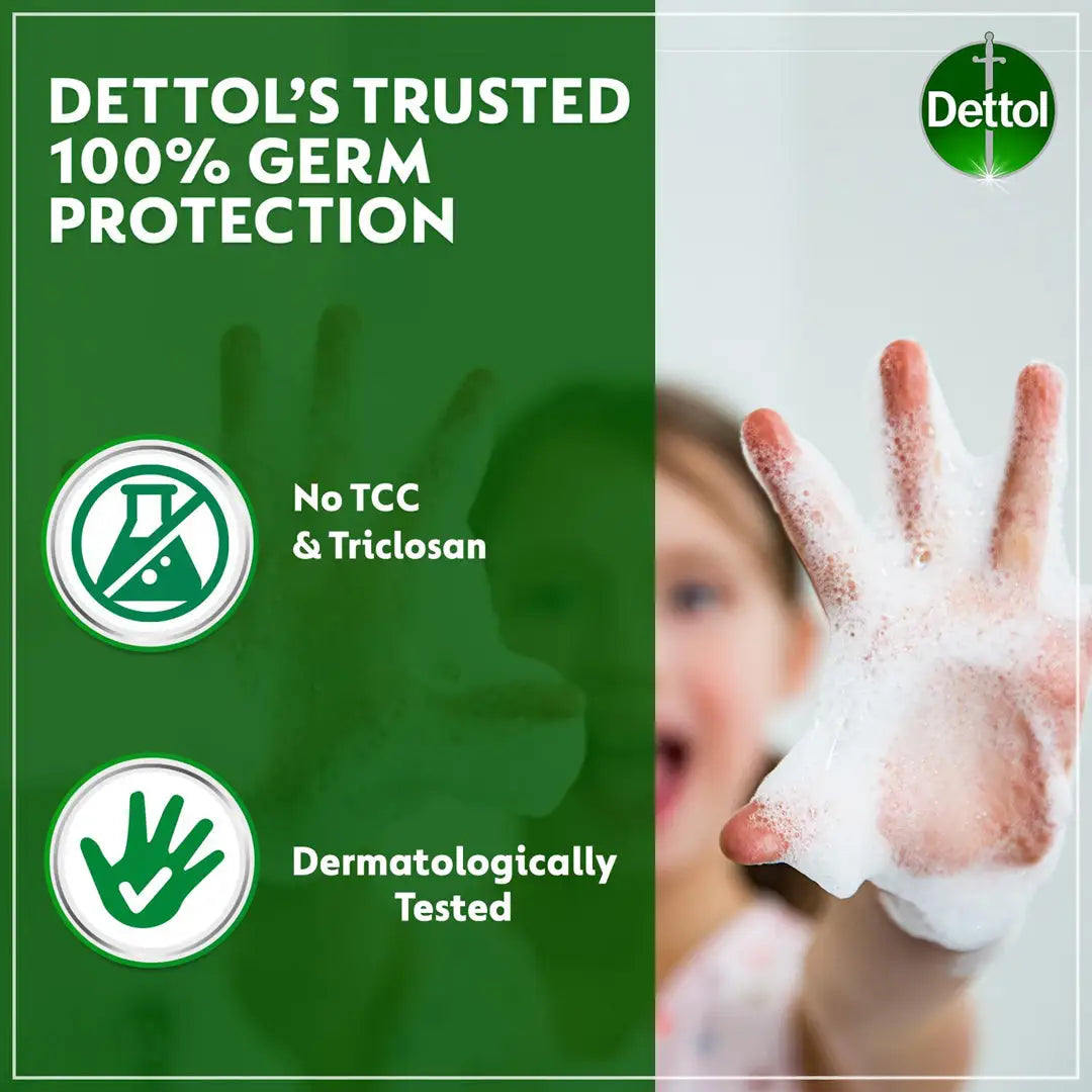 Dettol Cool Liquid Handwash Pump, Mint & Bergamot Scent, 200ml