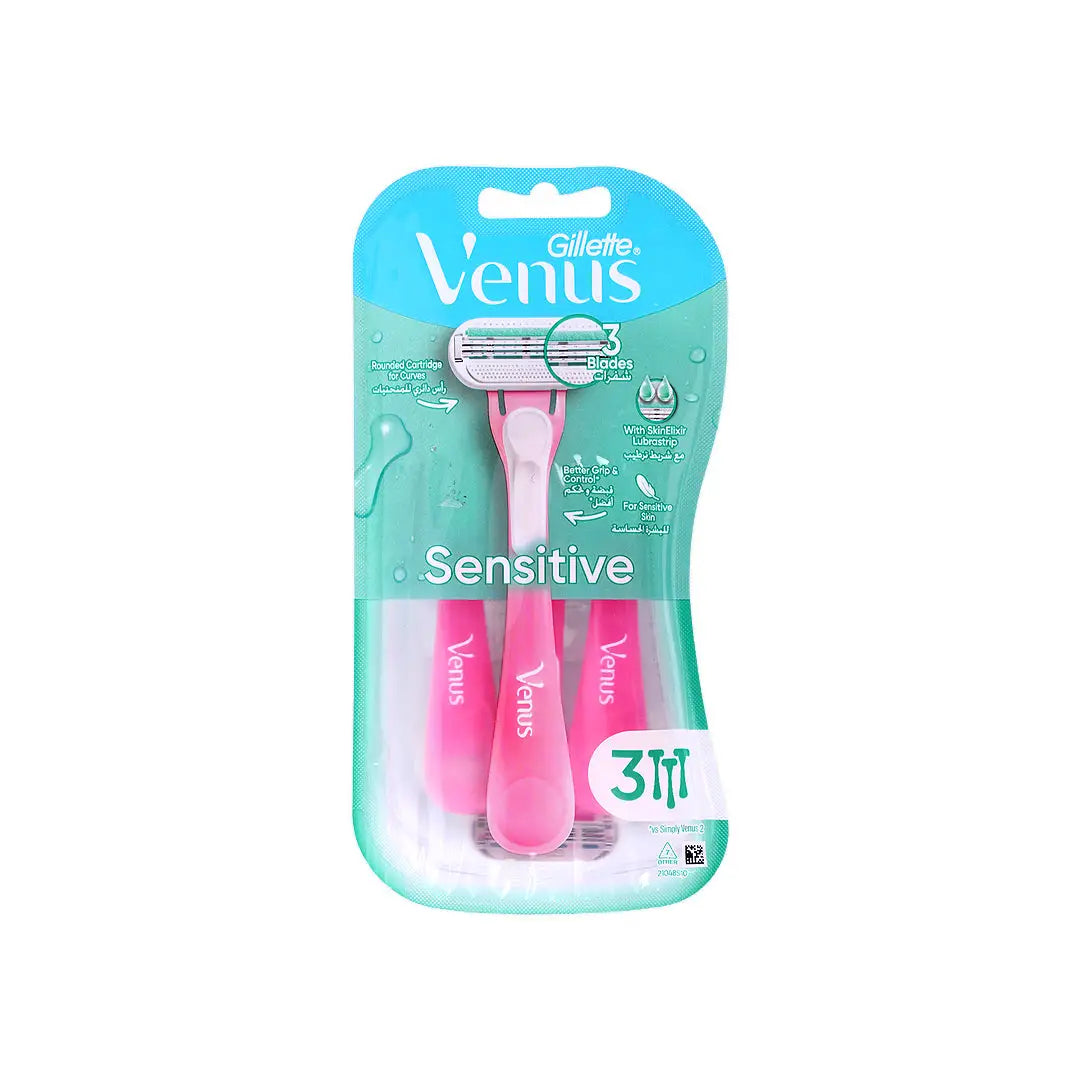 51571-Gillette Venus Sensitive Razors 3pcs
