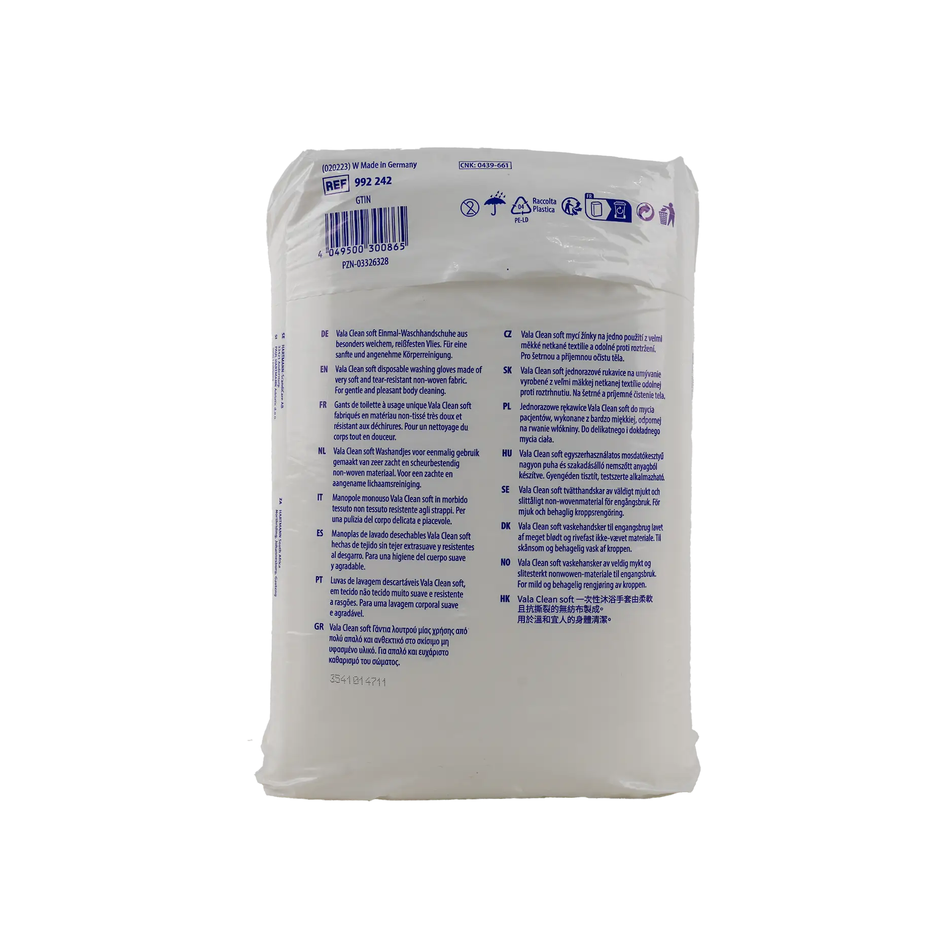 Hartmann Valaclean Soft Washing Gloves 50pcs