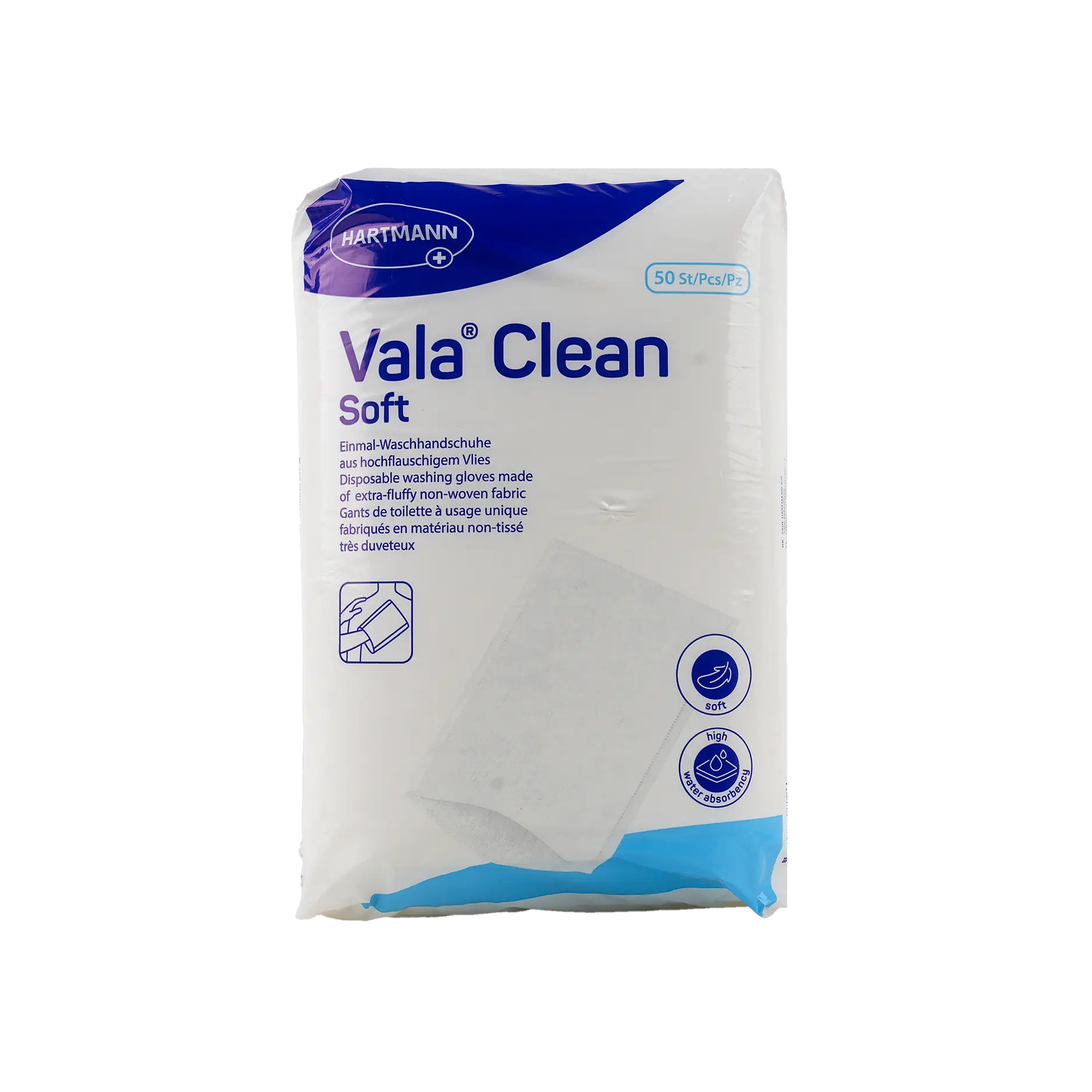 Hartmann Valaclean Soft Washing Gloves 50pcs