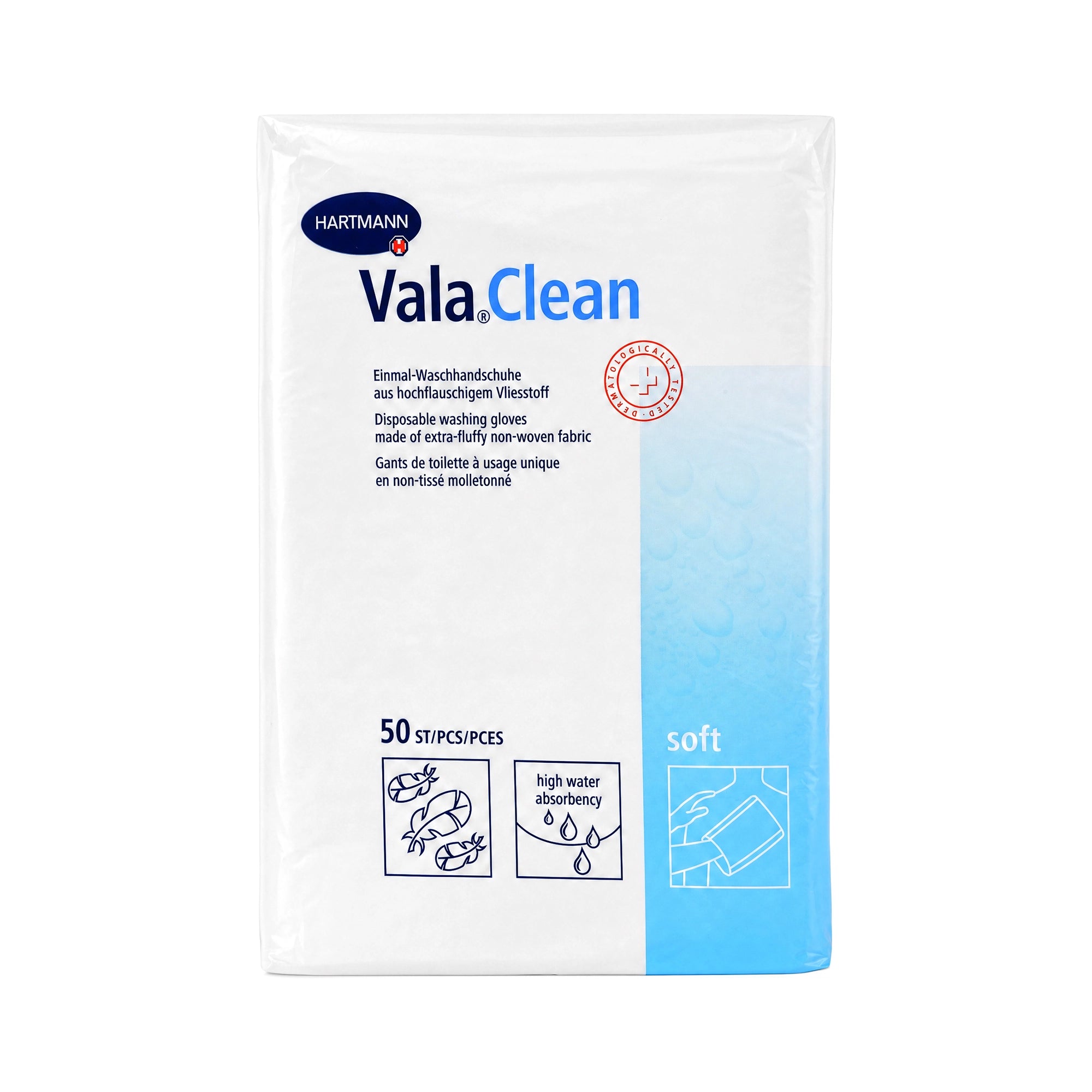 51575-Hartmann Valaclean Soft Washing Gloves 50pcs