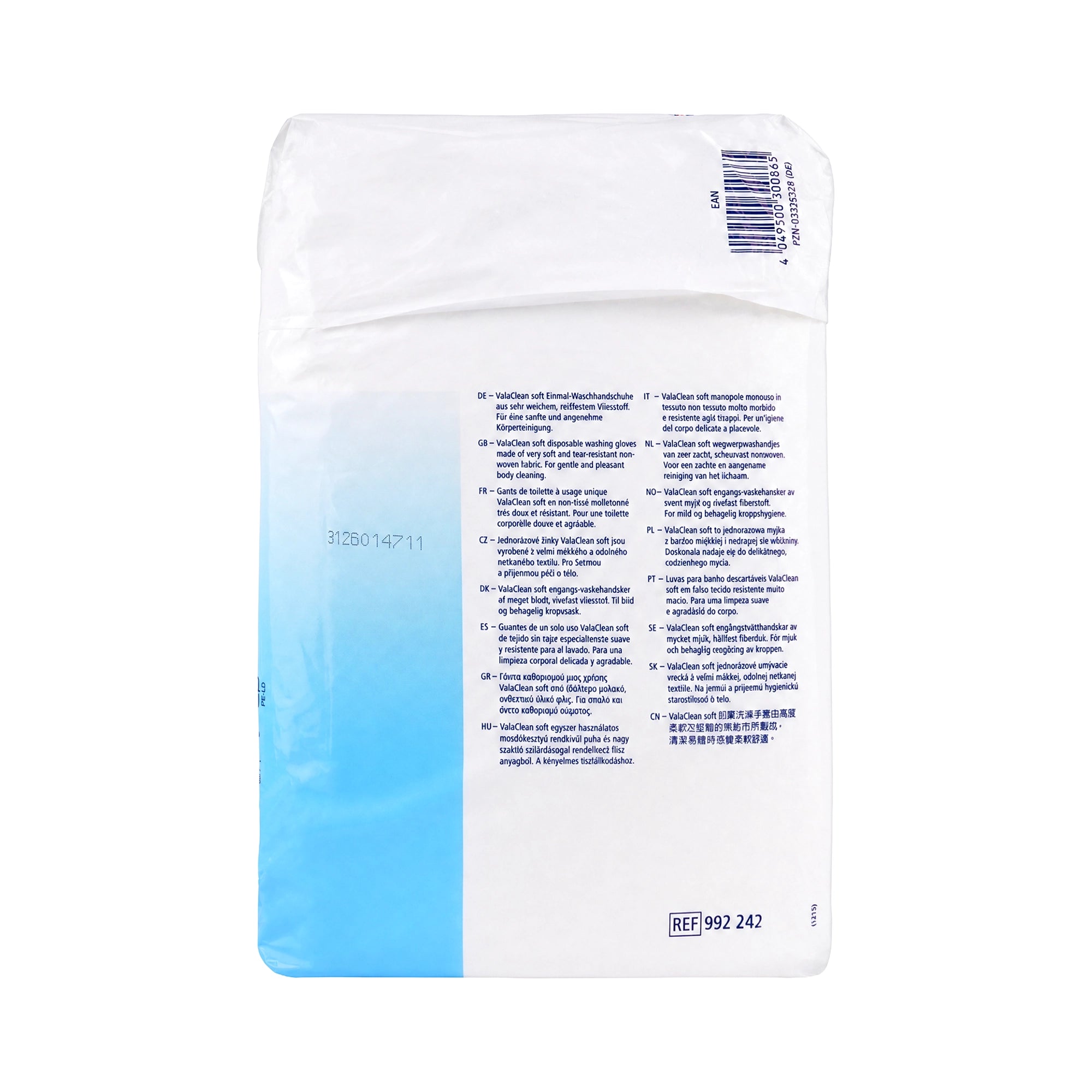 51575-Hartmann Valaclean Soft Washing Gloves 50pcs +1