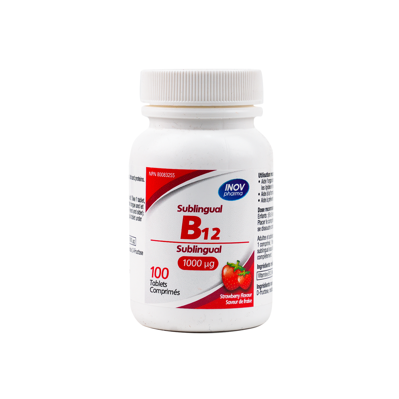 Inov Pharma Sublingual B12 1000mcg 100Tablets