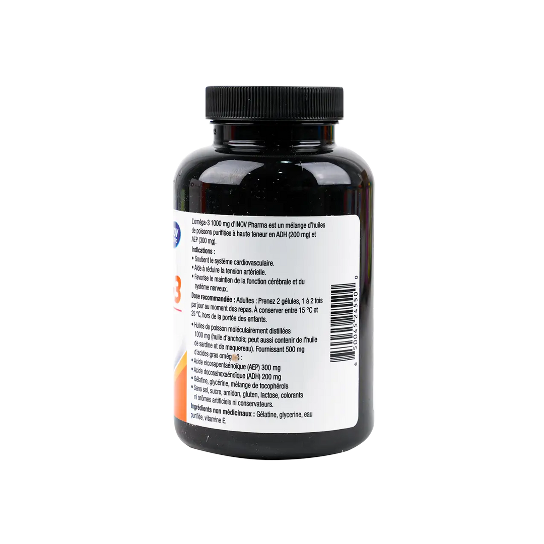 51581-Inov Pharma Omega-3 1000mg 120 Softgels +2