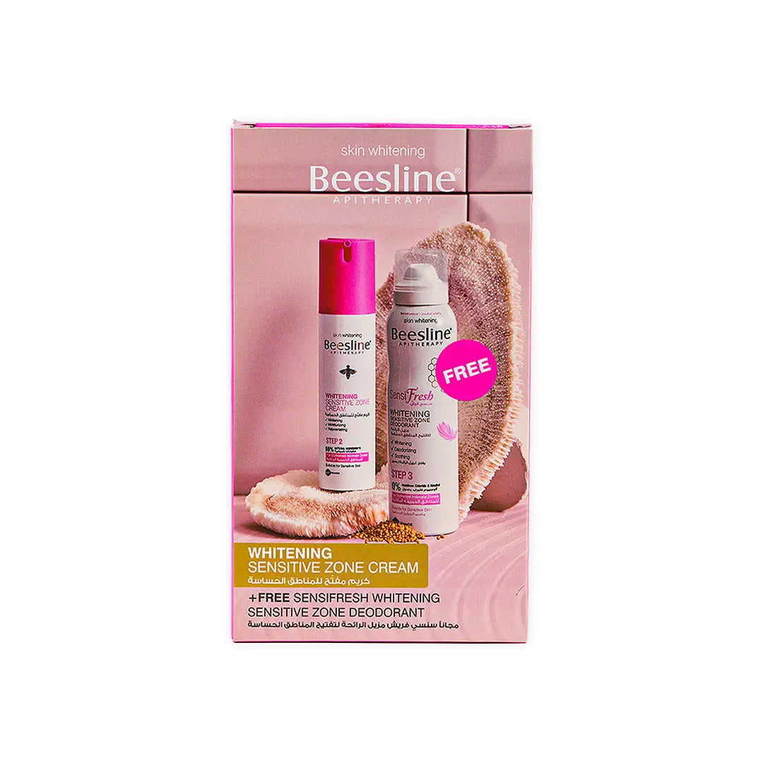 51582-Beesline Whitening Sensitive Zone Cream 50ml+Deo 150ml Offer +1