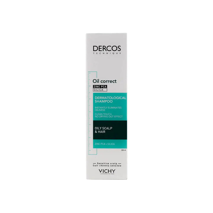 51588-Vichy Dercos Oil Correct Oily Scalp &amp; Hair Shampoo 200ml +2