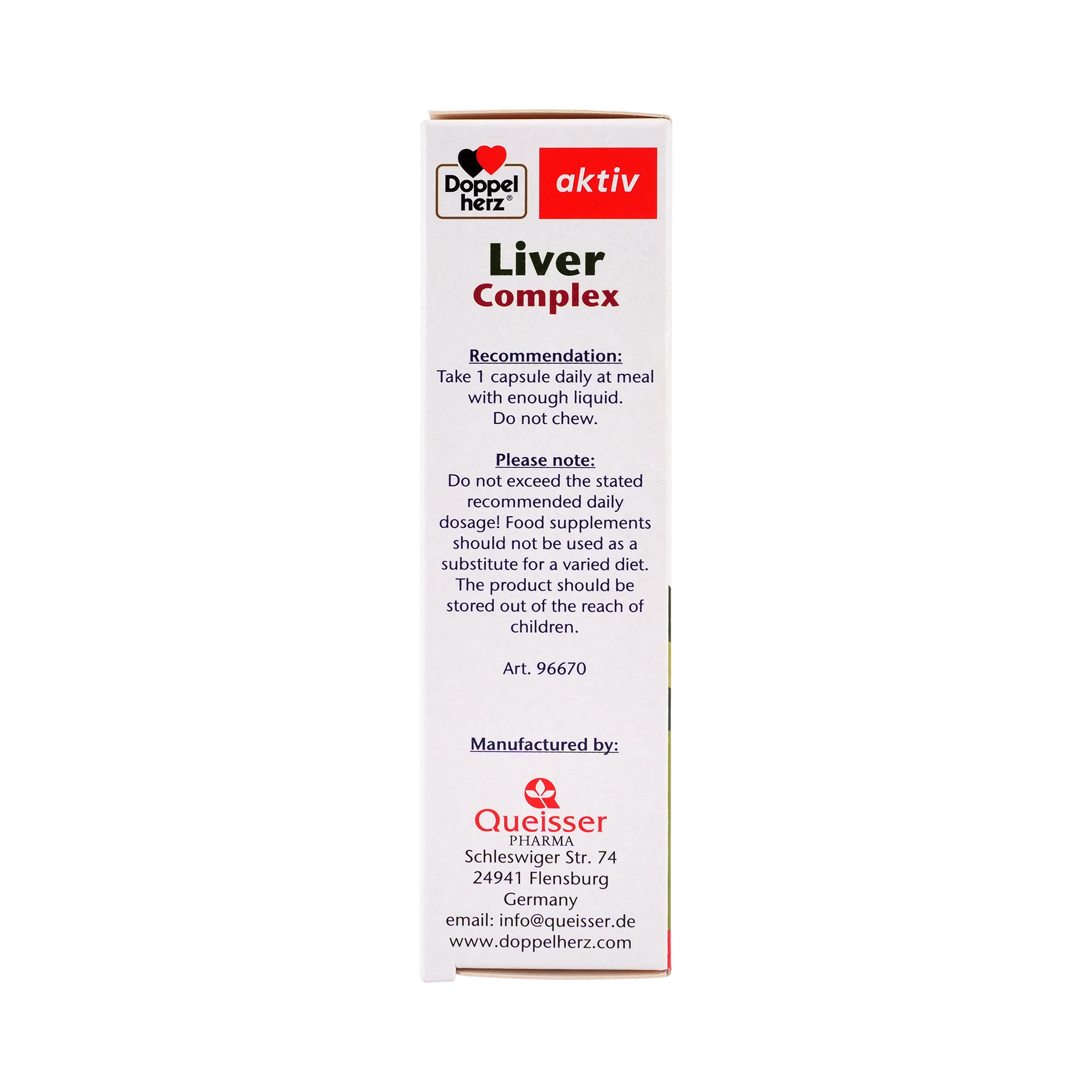 51593-Doppelherz Liver Complex 30Capsules +3