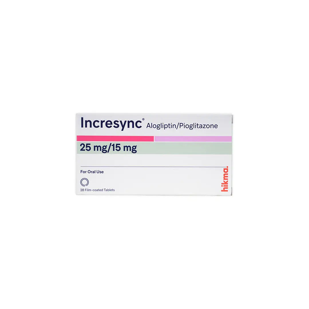 Incresync 25/15mg 28 Tablets