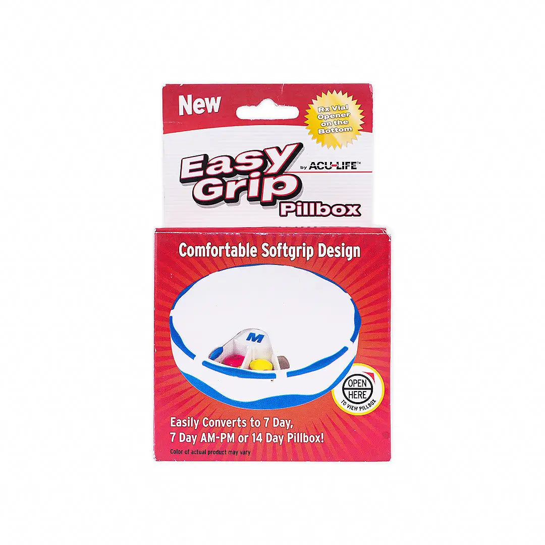 51603-Acu-Life Easy Grip Pillbox 7 Days AM-PM Pillbox - 400539