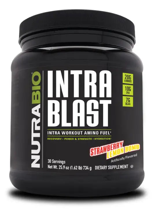 51607-Nutrabio Intra Blast 734g - Strawberry Lemon Bomb Flavor