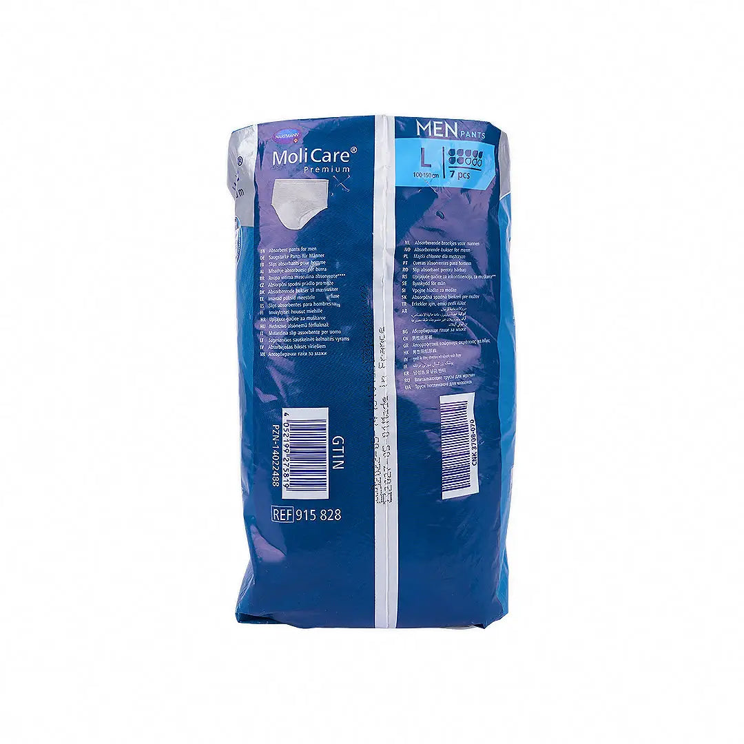 51609-Hartmann Molicare Premium Men Pants 7pcs - Large +2