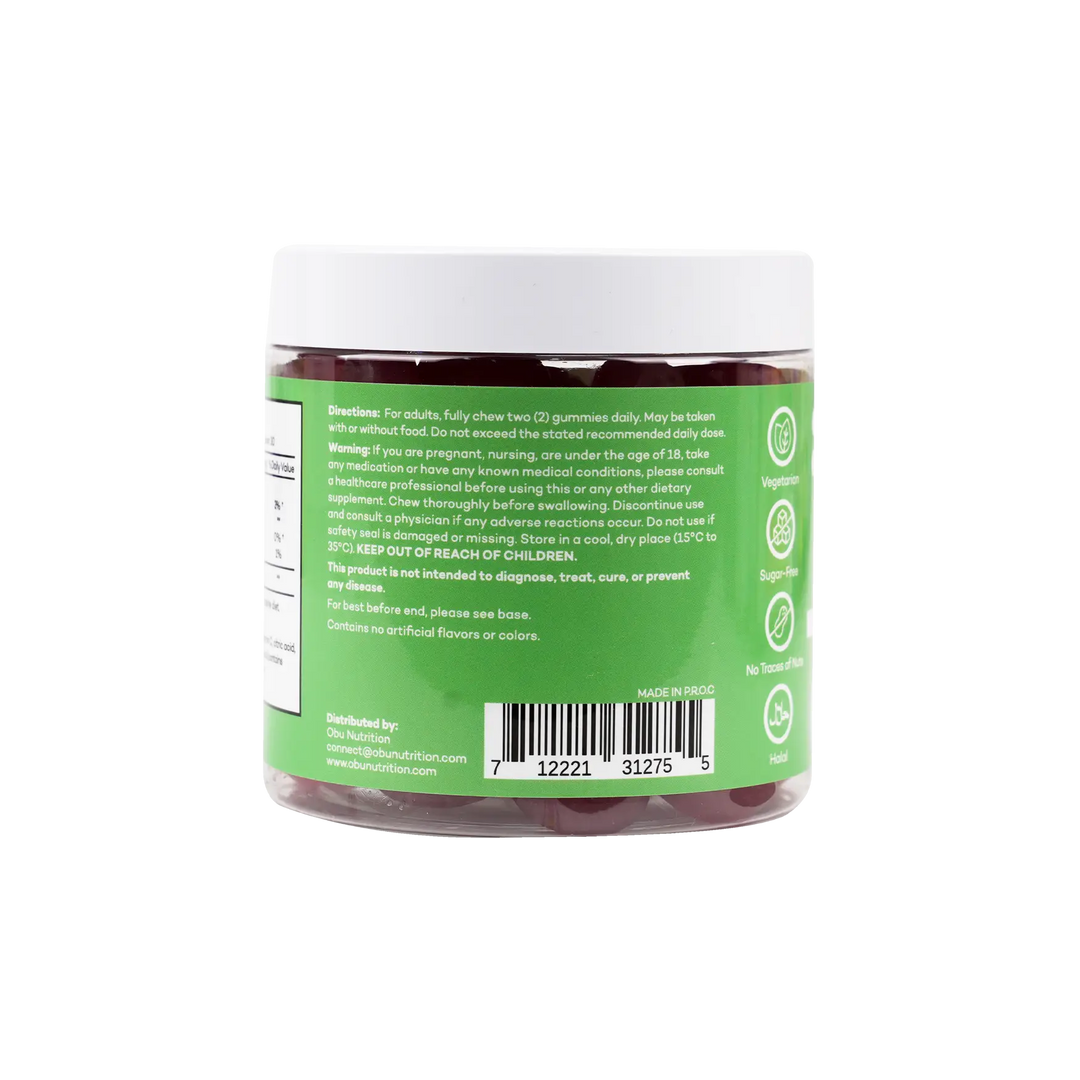 51615-OBU Probiotic Cherry Flavor 60 Gummies +1