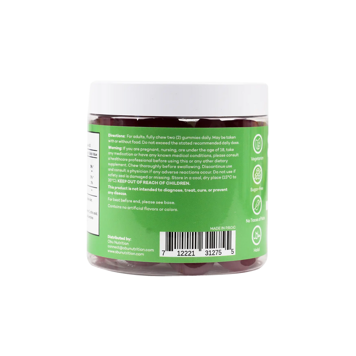 51615-OBU Probiotic Cherry Flavor 60 Gummies +1
